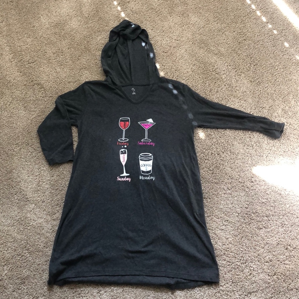 Hoodie nightgown!
